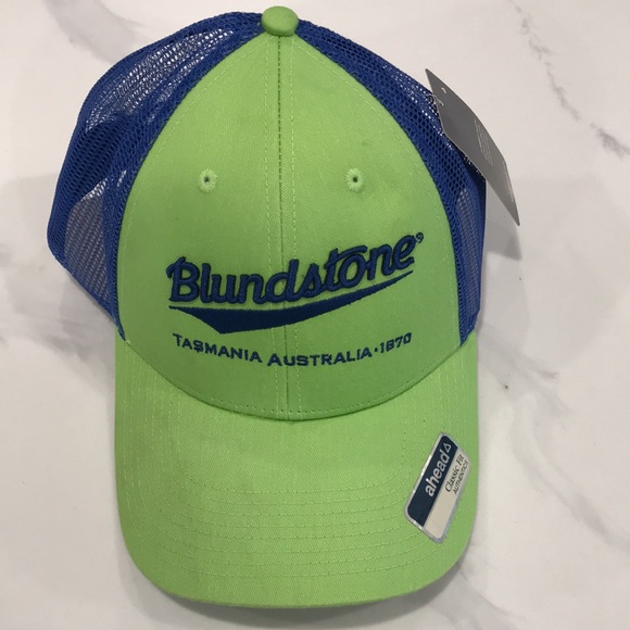 Blundstone Trucker Hat | snap back | green + blue - Picture 5 of 8